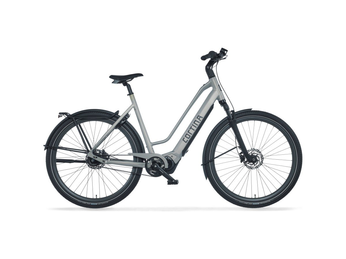 Cortina Fiets E-Silento Purse Grey Matt 2024