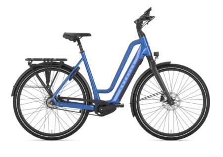 Gazelle Chamonix test e-bike Tropical Blue Glans 2025