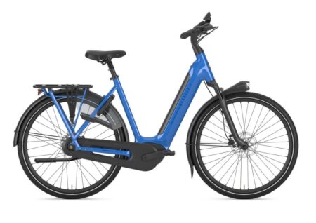 Gazelle Grenoble test e-bike Tropical Blue Glans 2025
